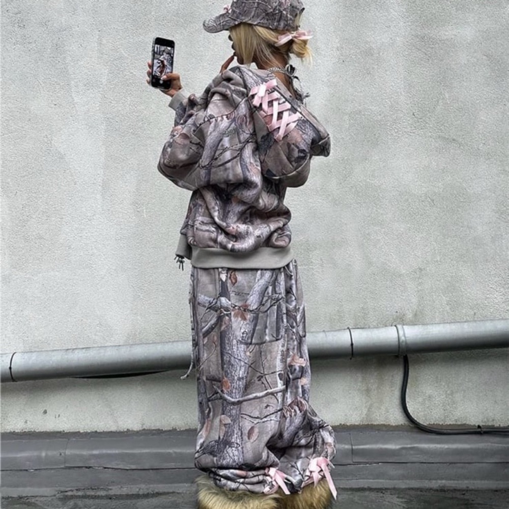 Named collective camo hoodie